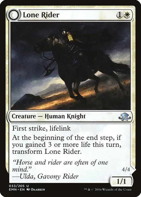 Lone Rider // It That Rides as One - Foil