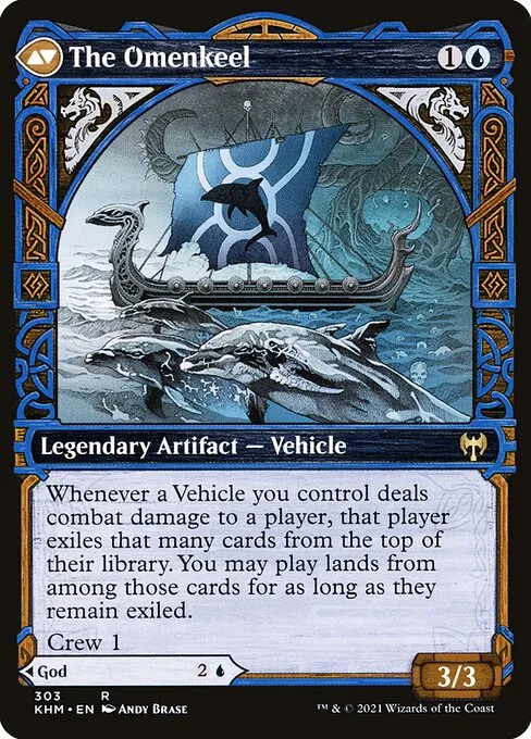 Cosima, God of the Voyage // The Omenkeel - Foil