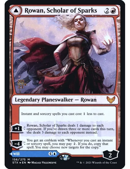 Rowan, Scholar of Sparks // Will, Scholar of Frost - Foil