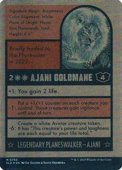Ajani Goldmane // Ajani Goldmane - Foil