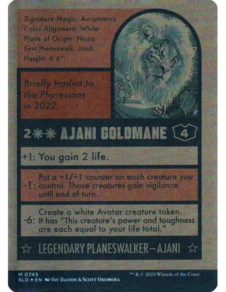 Ajani Goldmane // Ajani Goldmane - Foil
