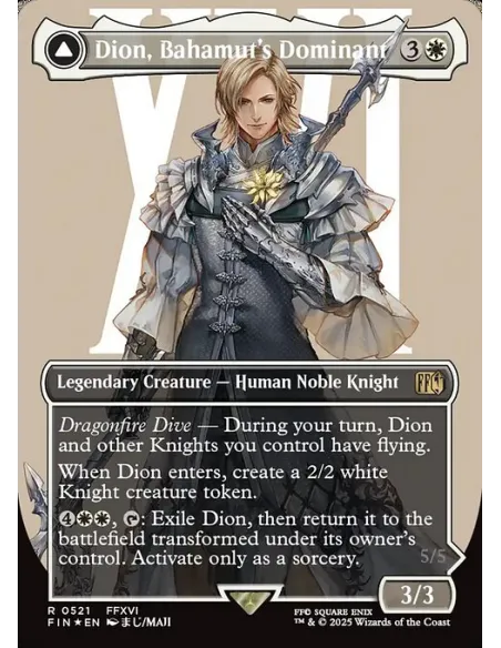 Dion, Bahamut's Dominant // Bahamut, Warden of Light - Foil