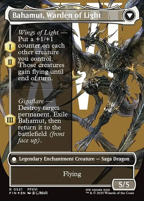 Dion, Bahamut's Dominant // Bahamut, Warden of Light - Foil