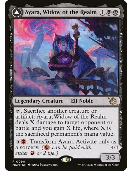Ayara, Widow of the Realm // Ayara, Furnace Queen - Foil