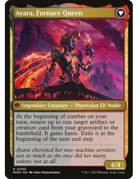 Ayara, Widow of the Realm // Ayara, Furnace Queen - Foil