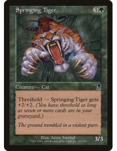 Springing Tiger - Foil