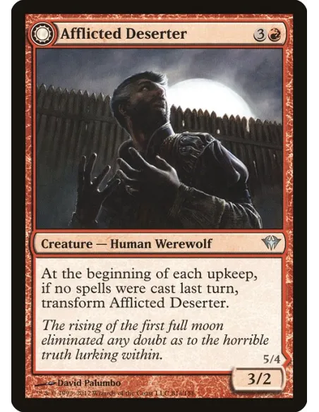 Afflicted Deserter // Werewolf Ransacker