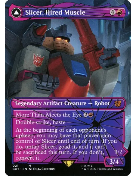 Slicer, Hired Muscle // Slicer, High-Speed Antagonist - Foil