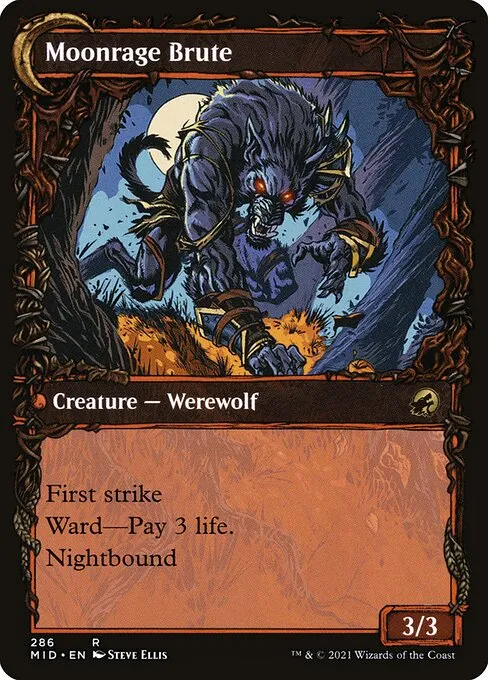 Brutal Cathar // Moonrage Brute - Foil