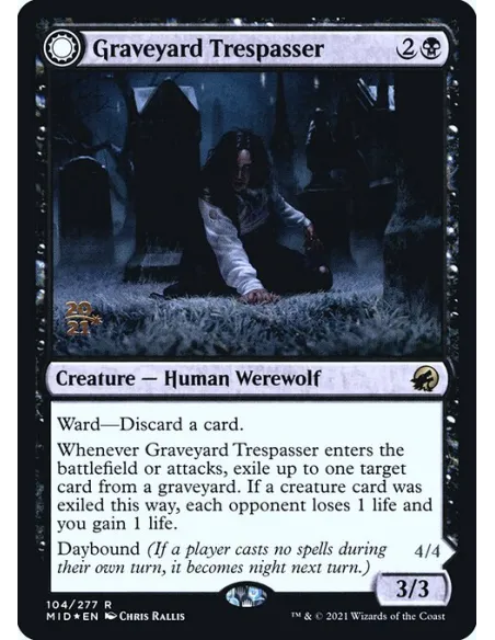 Graveyard Trespasser // Graveyard Glutton - Foil
