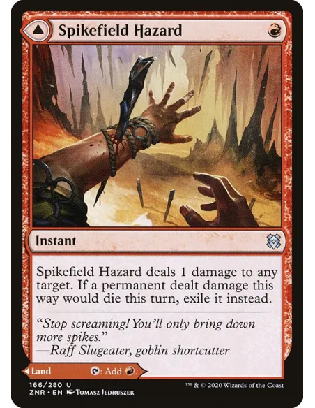 Spikefield Hazard // Spikefield Cave - Foil