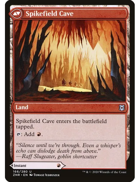 Spikefield Hazard // Spikefield Cave - Foil