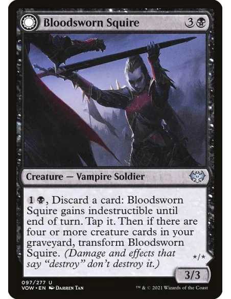 Bloodsworn Squire // Bloodsworn Knight