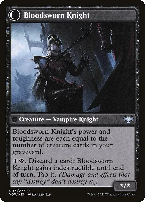 Bloodsworn Squire // Bloodsworn Knight - Foil