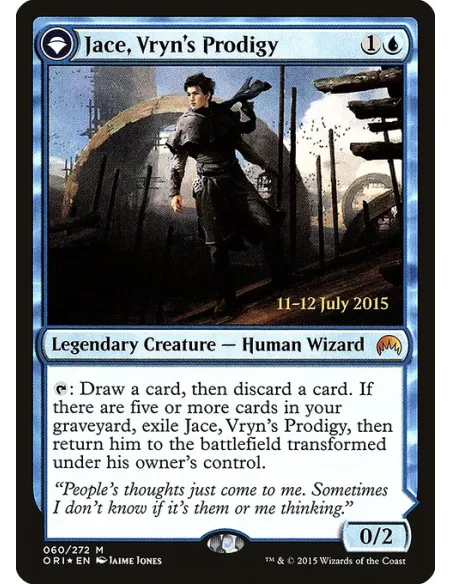 Jace, Vryn's Prodigy // Jace, Telepath Unbound - Foil