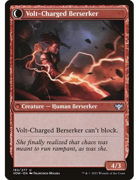 Voltaic Visionary // Volt-Charged Berserker - Foil