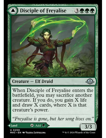 Disciple of Freyalise // Garden of Freyalise - Foil