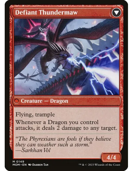Invasion of Tarkir // Defiant Thundermaw - Foil
