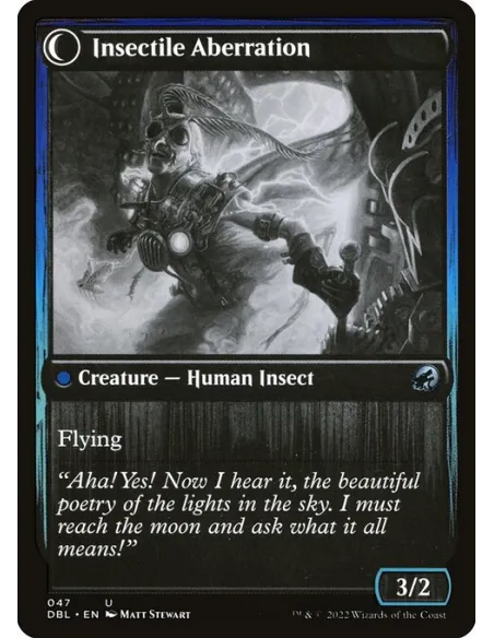Delver of Secrets // Insectile Aberration