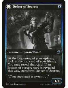 Delver of Secrets // Insectile Aberration - Foil