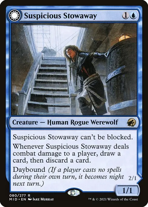 Suspicious Stowaway // Seafaring Werewolf - Foil