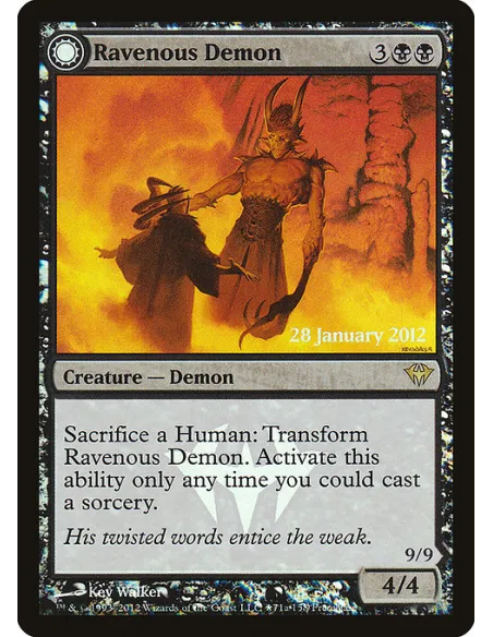 Ravenous Demon // Archdemon of Greed - Foil