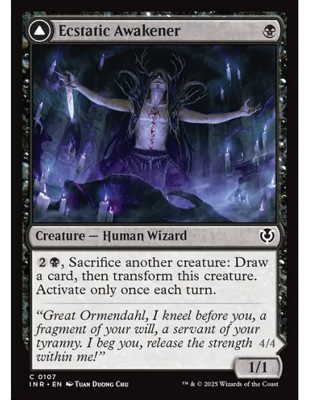 Ecstatic Awakener // Awoken Demon - Foil