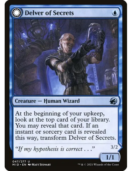 Delver of Secrets // Insectile Aberration