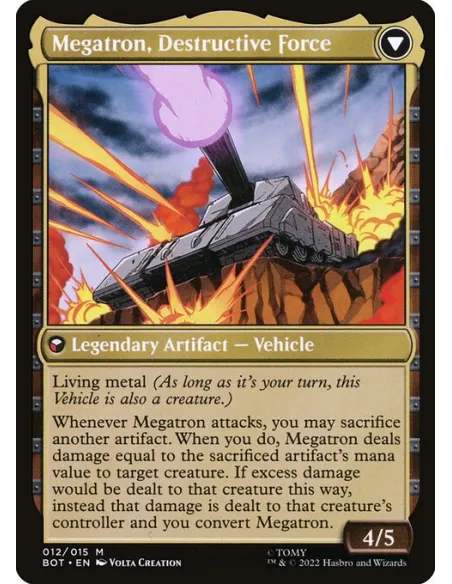 Megatron, Tyrant // Megatron, Destructive Force - Foil