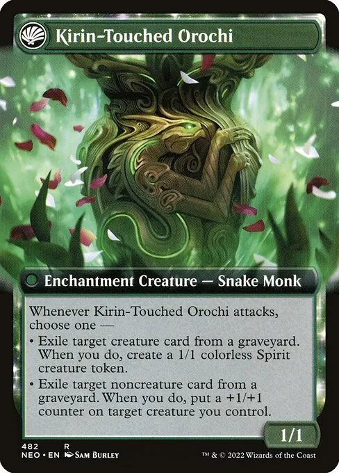 Teachings of the Kirin // Kirin-Touched Orochi - Foil