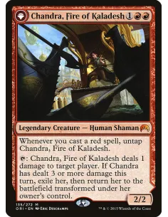 Chandra, Fire of Kaladesh // Chandra, Roaring Flame - Foil