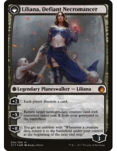 Liliana, Heretical Healer // Liliana, Defiant Necromancer - Foil 2