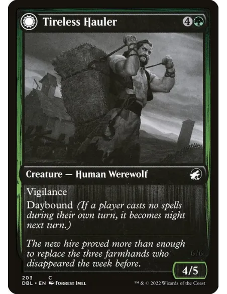 Tireless Hauler // Dire-Strain Brawler - Foil