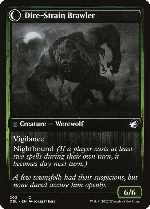 Tireless Hauler // Dire-Strain Brawler - Foil