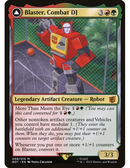 Blaster, Combat DJ // Blaster, Morale Booster - Foil