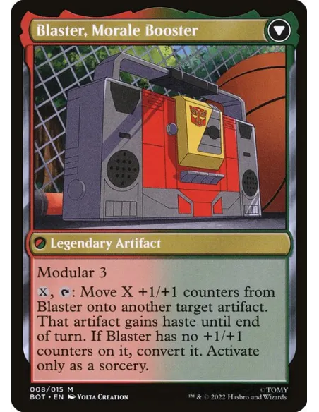 Blaster, Combat DJ // Blaster, Morale Booster - Foil