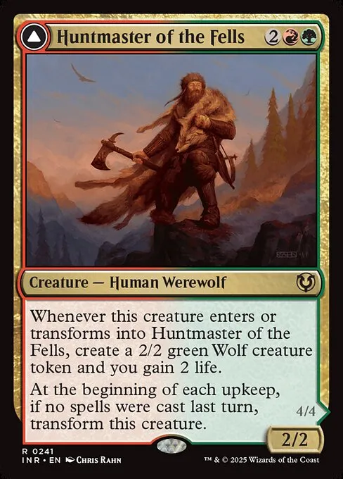 Huntmaster of the Fells // Ravager of the Fells - Foil