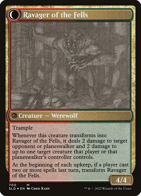 Huntmaster of the Fells // Ravager of the Fells - Foil