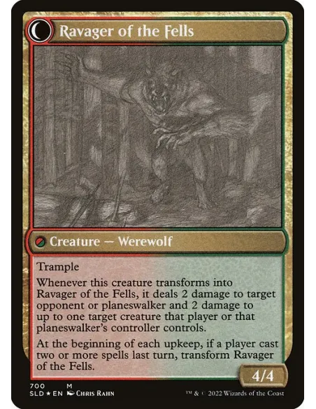 Huntmaster of the Fells // Ravager of the Fells - Foil
