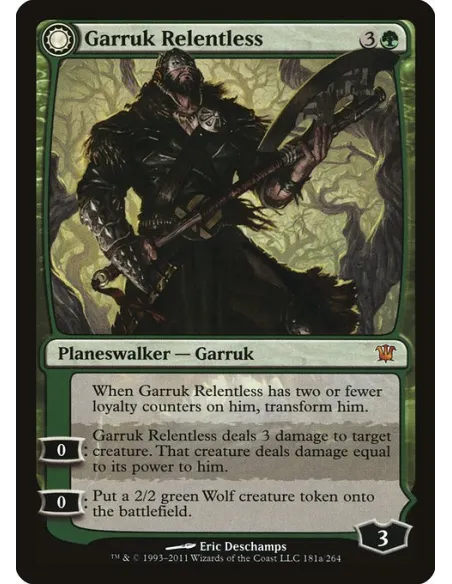 Garruk Relentless // Garruk, the Veil-Cursed
