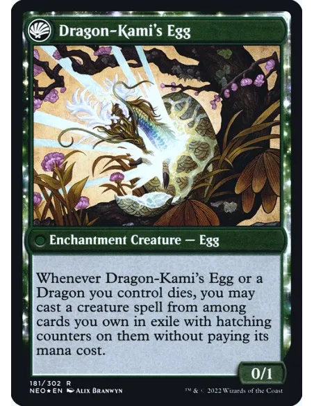 The Dragon-Kami Reborn // Dragon-Kami's Egg - Foil