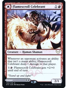 Flamescroll Celebrant // Revel in Silence - Foil