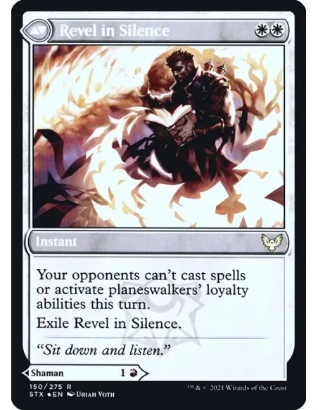 Flamescroll Celebrant // Revel in Silence - Foil