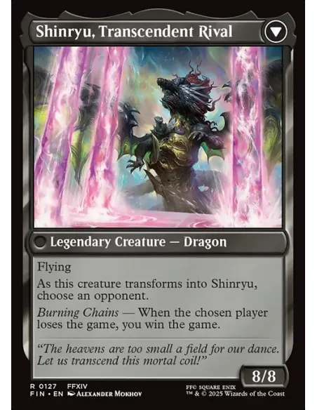 Zenos yae Galvus // Shinryu, Transcendent Rival