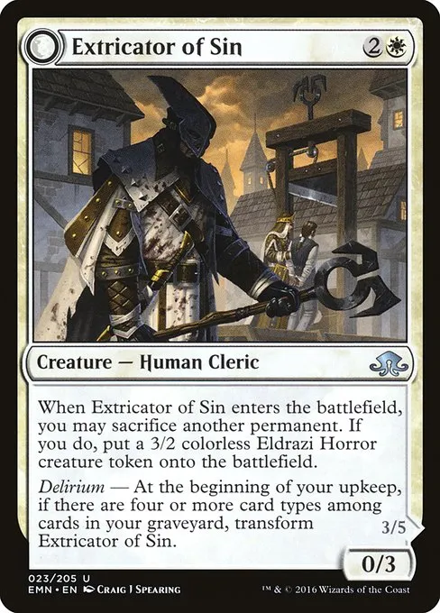 Extricator of Sin // Extricator of Flesh - Foil