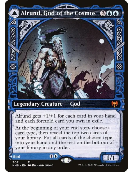 Alrund, God of the Cosmos // Hakka, Whispering Raven - Foil