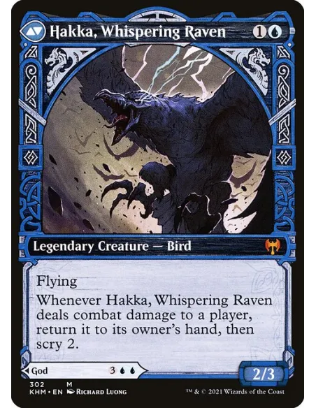 Alrund, God of the Cosmos // Hakka, Whispering Raven - Foil