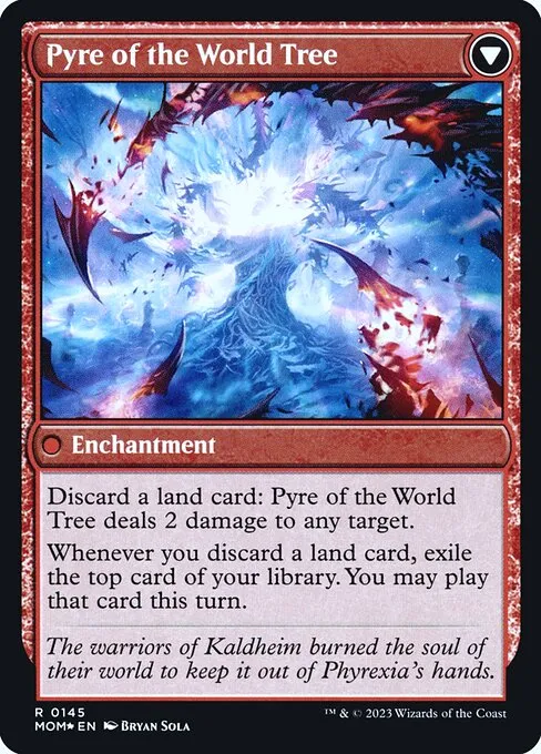 Invasion of Kaldheim // Pyre of the World Tree - Foil