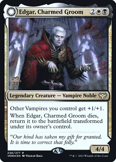 Edgar, Charmed Groom // Edgar Markov's Coffin - Foil