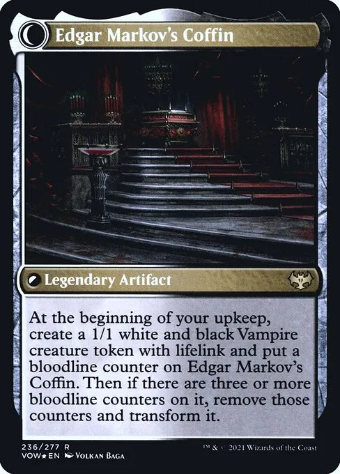 Edgar, Charmed Groom // Edgar Markov's Coffin - Foil